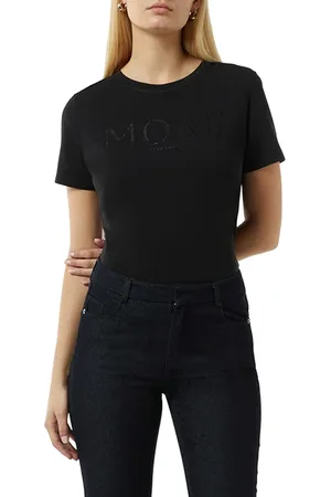 Comma, T-shirts Grey/black
