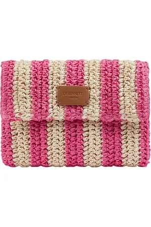 LK Bennett Lissy Clutch Bag Pink