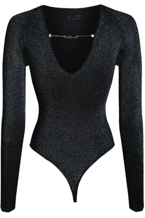 Karl Lagerfeld Evening Knit Body Black Lurex