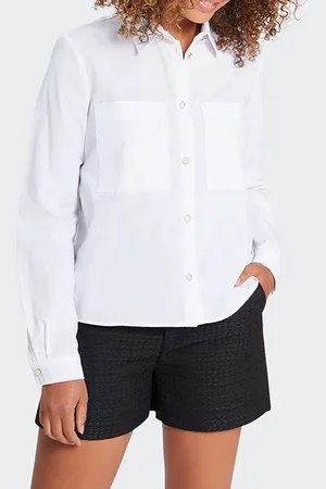 ICODE Off-white Shirt With Patch Pockets