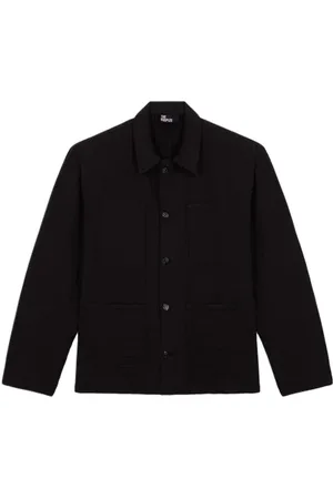 The Kooples Black Workwear Denim Jacket Black