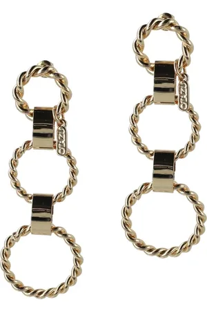 Otazu Twisted Triple Gold Earrings Gold
