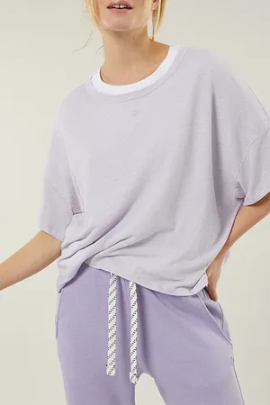 10 days Shortsleeve Tee Linen Light Lilac