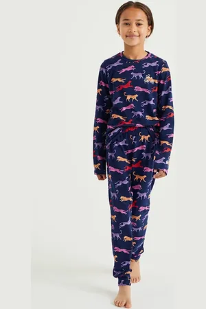 WE Fashion Pyjama Dark Blue