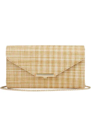 LK Bennett Lucy Clutch Bag Natural