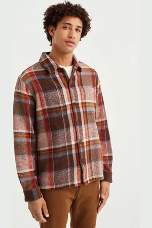 WE Fashion Overshirt Light Brown