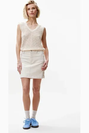 Catwalk Junkie Laced Skirt Ecru