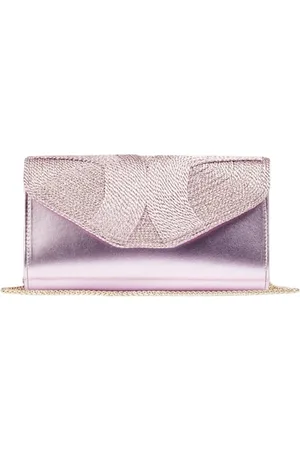 LK Bennett Giana Clutch Bag Blush