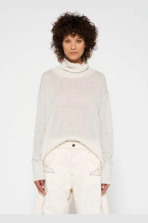 10 days Turtleneck Sweater Knit Sparkle Ecru