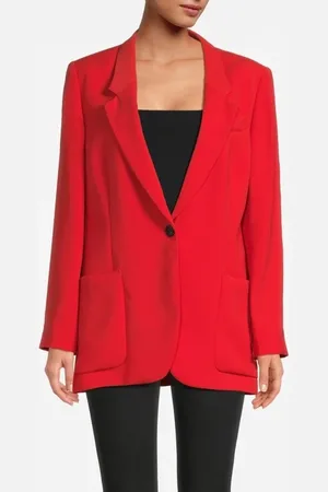 Reiss Maia-split Blazer Coral