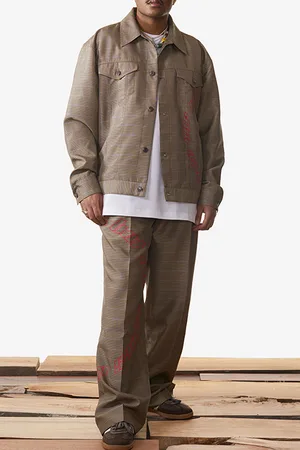 Daily paper Sand Checked Kardy Jacket