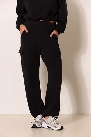 Lune Active Finn Cozy Cargo Pants Black
