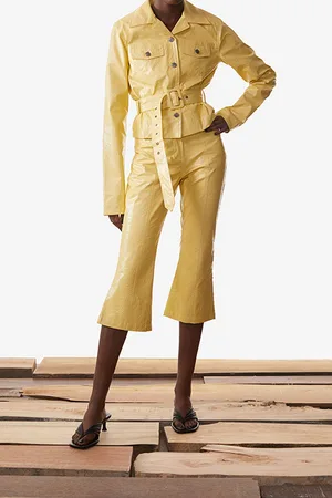 Daily paper Yellow Ostrich Kira Pants