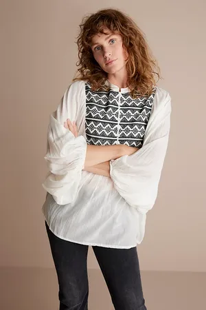 Summum Woman Top Sushi Voile Ivory