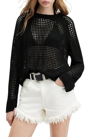 AllSaints Paloma Crew Neck Black