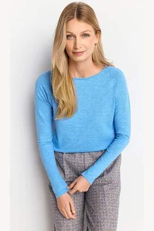 Rich & Royal Organic Heavy Jersey Longsleeve Cruise Blue