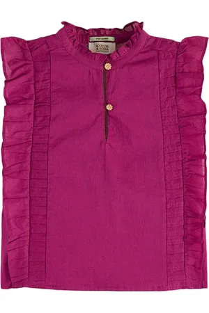Scotch&Soda Sleeveless Lightweight Cotton Top Dahlia