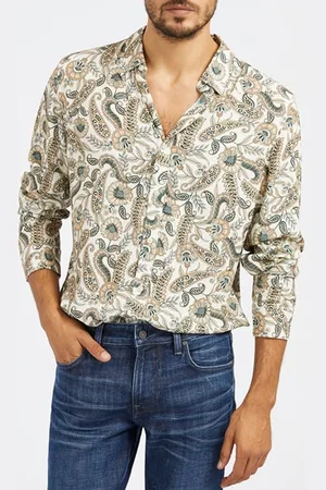 Guess GUESS Ls Eco Rayon Paisley Paisley Floral