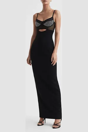 Reiss Hartley-rachel Maxi Dress Black