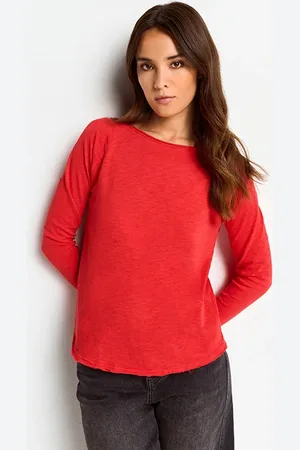 Rich & Royal Organic Heavy Jersey Longsleeve Poppy Red