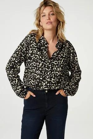 Fabienne Chapot Sunrise Blouse Black/oat Melange