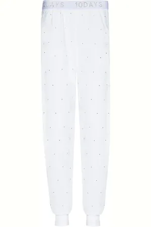 10 days Studs Jogger Ecru