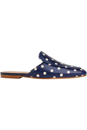 LK Bennett Pemrbooke Flat Mule Navy