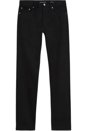 The Kooples Slim Fit Jeans Japanese Canvas Black Selvedge Black