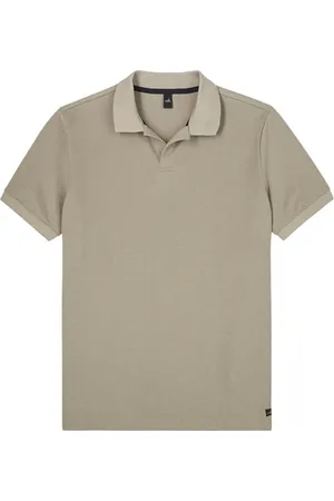 Wahts Spence | Tech Cotton Poloshirt Slate Beige