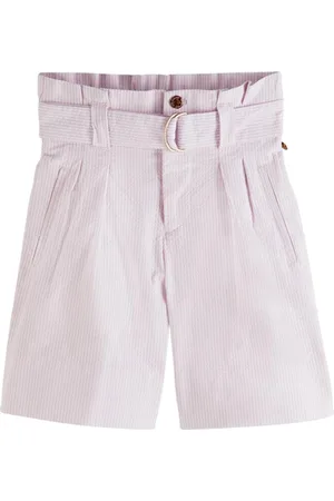 Scotch&Soda Striped Seersucker Paperbag Bermuda Orchid Seersucker