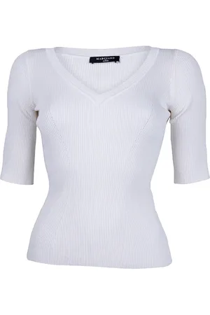 Guess GUESS Aretha Ribbed Swtr T Pale Pearl