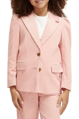 Scotch&Soda Single-breasted Corduroy Blazer Dusty Pink