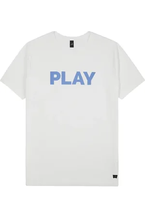 Wahts Woods-print | Printed Crew Neck T-shirt Pure White