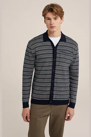 WE Fashion Cardigan Dark Blue