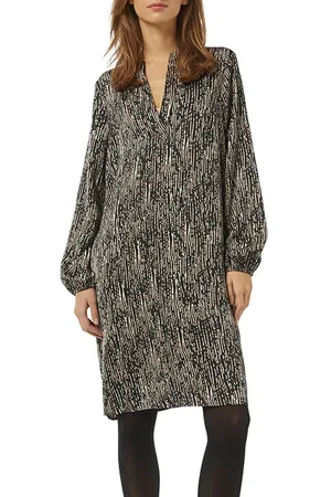 Comma, Dresses Grey/black