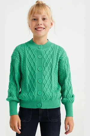 WE Fashion Cardigan Bright Green