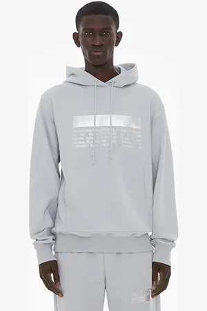 Helmut Lang Outer Sp Hoodie Cotton Celestial Blue