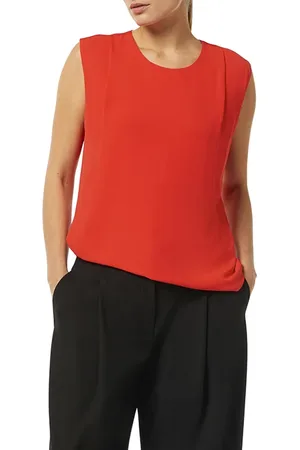 Comma, T-shirts Sleeveless Red