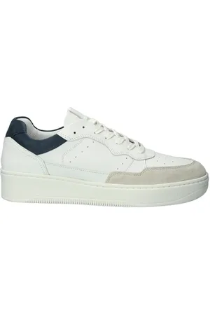 Blackstone Drew - White Navy - Sneaker (low)