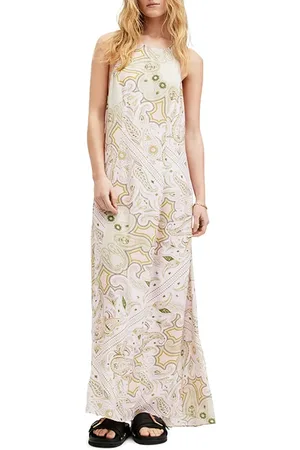AllSaints Sarah Avalon Dress Pistachio Green