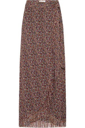 Fabienne Chapot Bobo Frill Skirt Black/bright Purple