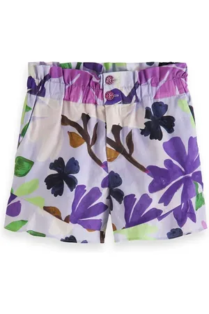 Scotch&Soda All-over Printed Ruffle Hem Shorts Painters Flower