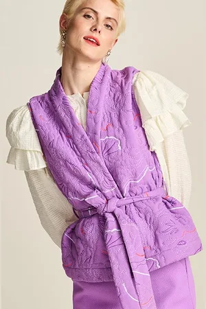 POM Amsterdam Gilet - Quilted Purple Purple