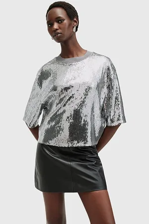 AllSaints Juela Tee Silver