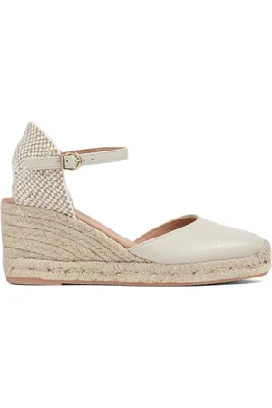 LK Bennett Cs Marissa Buckle Espadri Ecru