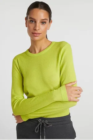 Rich & Royal Ecovero Rib Longsleeve Chartreuse