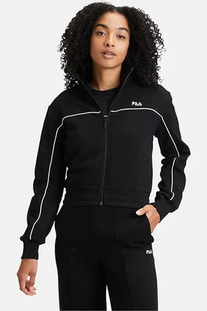 Fila Lauka Blocked Track Jacket Black