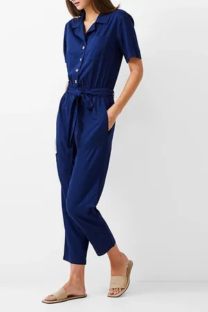 French Connection Utility Pocket Jumpsuit Dk Navy