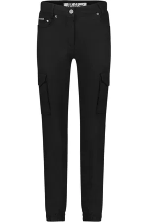 Malelions Women Cargo Pants Black