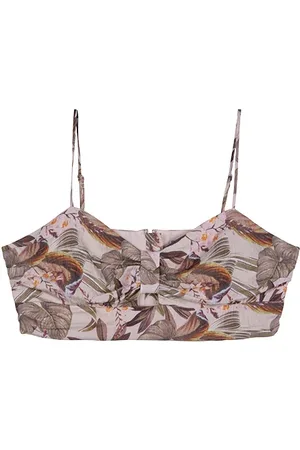 Forever New Pauline Crop Bustier Co-ord Palm Springs